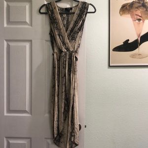 Snake Print Dress